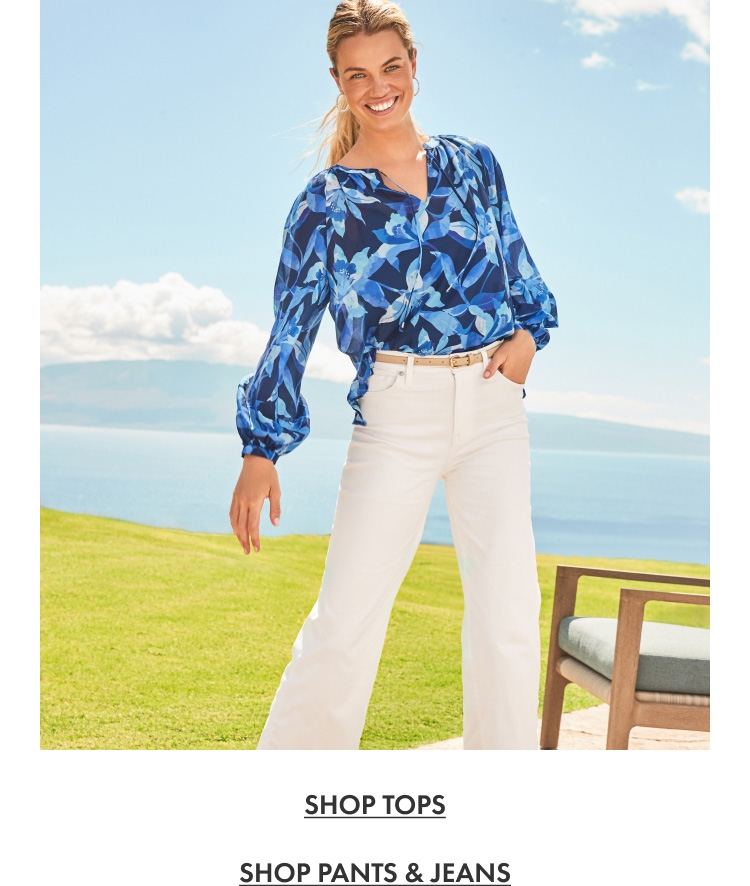 Shop Tops and Pants and Jeans for Women